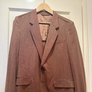 Maison Martin Margiela brown men's blazer/sportcoat, Size 48 (men's medium)